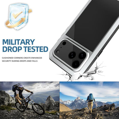 For iPhone 17 Pro RedPepper Triple-proof Metal Phone Case(Silver) - iPhone 17 Pro Cases by RedPepper | Online Shopping UK | buy2fix