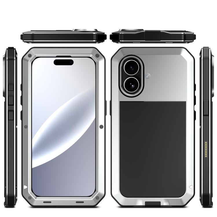 For iPhone 17 RedPepper Triple-proof Metal Phone Case(Silver) - iPhone 17 Cases by RedPepper | Online Shopping UK | buy2fix