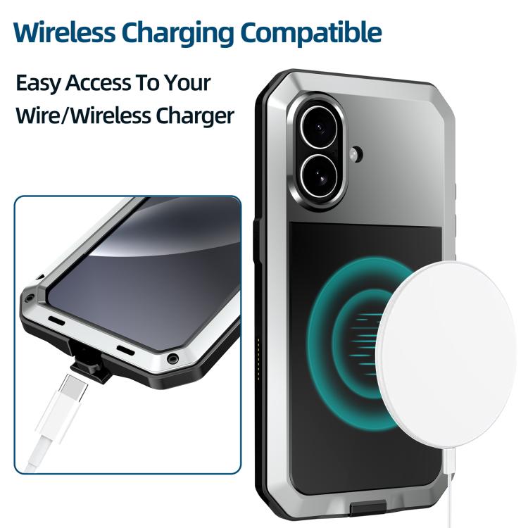 For iPhone 17 RedPepper Triple-proof Metal Phone Case(Silver) - iPhone 17 Cases by RedPepper | Online Shopping UK | buy2fix