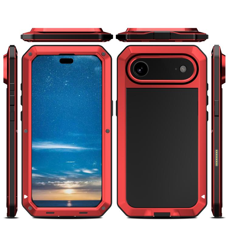 For iPhone Air RedPepper Triple-proof Metal Phone Case(Red) - iPhone Air Cases by RedPepper | Online Shopping UK | buy2fix