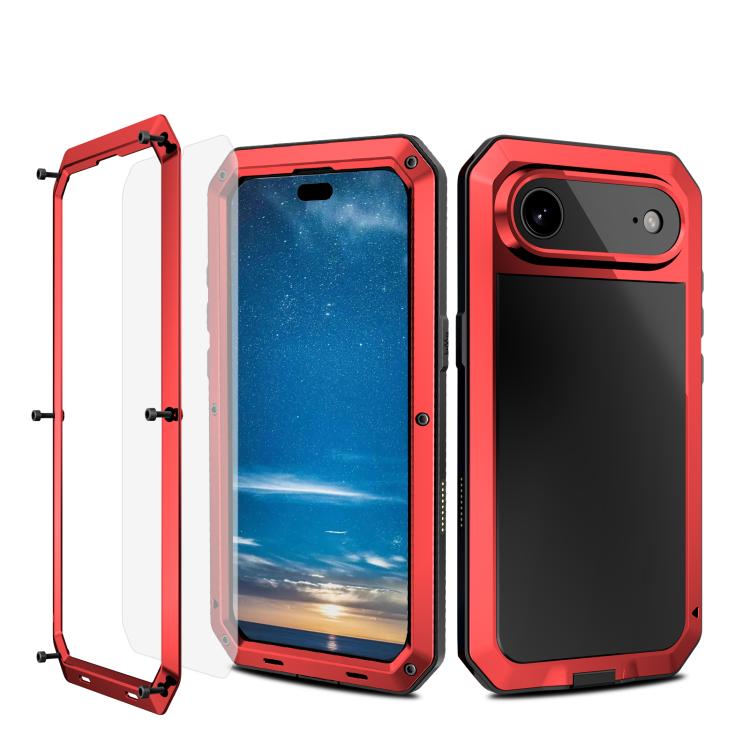 For iPhone Air RedPepper Triple-proof Metal Phone Case(Red) - iPhone Air Cases by RedPepper | Online Shopping UK | buy2fix