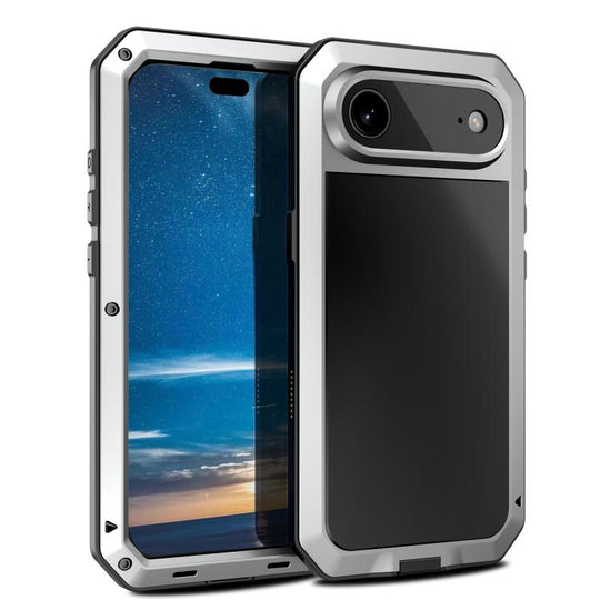 For iPhone Air RedPepper Triple-proof Metal Phone Case(Silver)