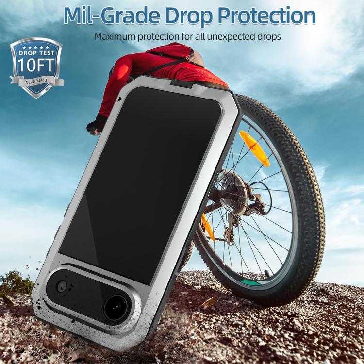 For iPhone 17 Air RedPepper Triple-proof Metal Phone Case(Silver) - iPhone 17 Air Cases by RedPepper | Online Shopping UK | buy2fix