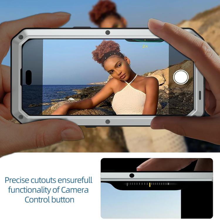 For iPhone 17 Air RedPepper Triple-proof Metal Phone Case(Silver) - iPhone 17 Air Cases by RedPepper | Online Shopping UK | buy2fix