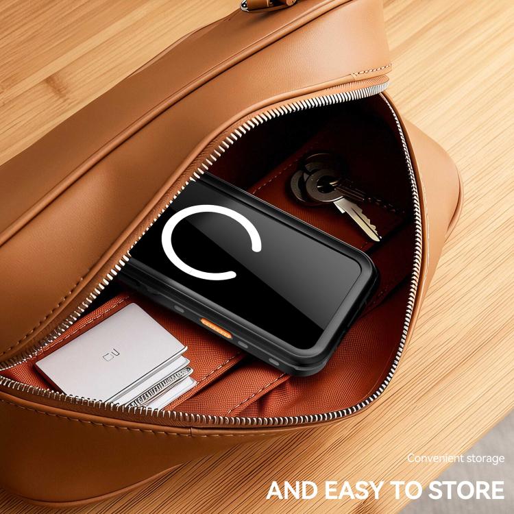 For iPhone 17 Pro Max RedPepper Transparent Dot IP68 Waterproof Triple-proof MagSafe Phone Case(Black Dark Grey) - iPhone 17 Pro Max Cases by RedPepper | Online Shopping UK | buy2fix