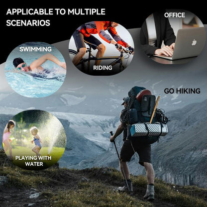 For iPhone 17 Air RedPepper Transparent Dot IP68 Waterproof Triple-proof MagSafe Phone Case(Black Dark Grey) - iPhone 17 Air Cases by RedPepper | Online Shopping UK | buy2fix