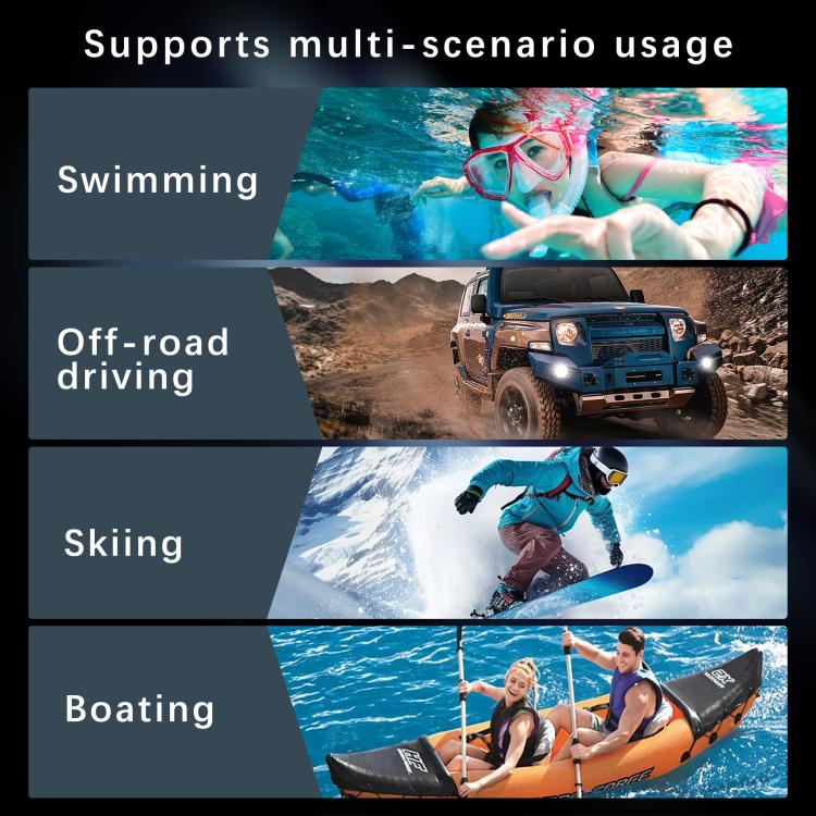 For iPhone 17 RedPepper Transparent Dot IP68 Waterproof Triple-proof MagSafe Phone Case(Black Dark Grey) - iPhone 17 Cases by RedPepper | Online Shopping UK | buy2fix