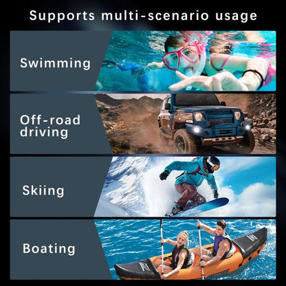 For iPhone 17 RedPepper Transparent Dot IP68 Waterproof Triple-proof MagSafe Phone Case(Black Dark Grey) - iPhone 17 Cases by RedPepper | Online Shopping UK | buy2fix