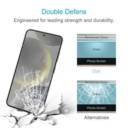For Samsung Galaxy S25 5G 50pcs 0.26mm 9H 2.5D Tempered Glass Film by buy2fix