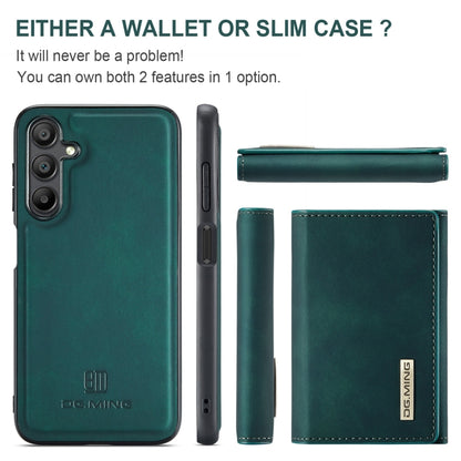 For Samsung Galaxy A16 5G DG.MING M1 Series 3-Fold Multi Card Wallet + Magnetic Phone Case(Green) by DG.MING