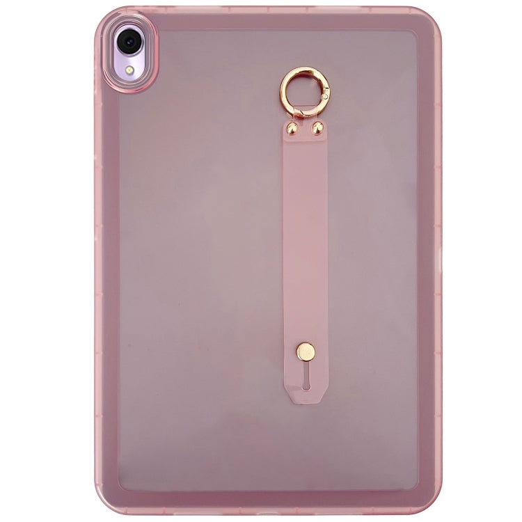 For Huawei MatePad 11 2023 / 2024 Wristband Holder PC Hybrid TPU Soft Tablet Case(Pink) by buy2fix