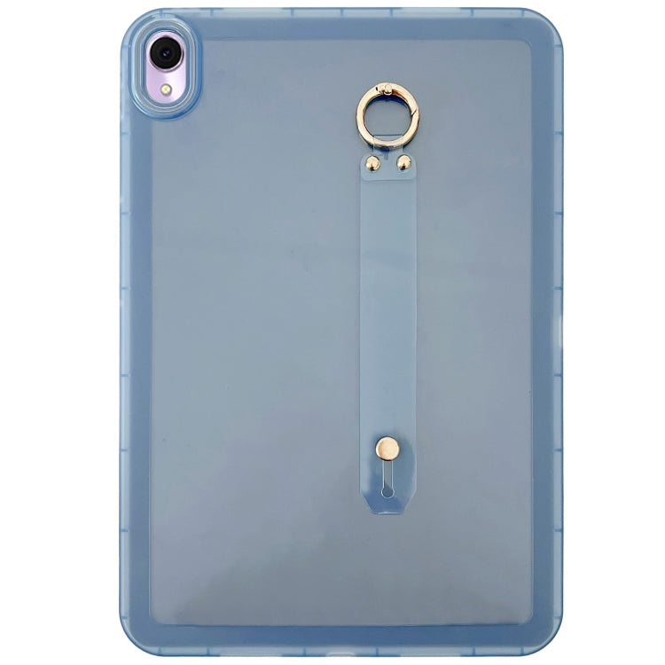 For Huawei MatePad 11 2023 / 2024 Wristband Holder PC Hybrid TPU Soft Tablet Case(Blue) - Huawei by buy2fix | Online Shopping UK | buy2fix