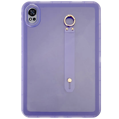 For Huawei MatePad Air 2024 Wristband Holder PC Hybrid TPU Soft Tablet Case(Purple) - Huawei by buy2fix | Online Shopping UK | buy2fix