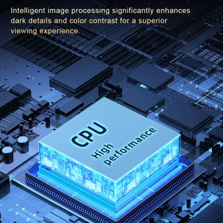 TS-3 1280x720P 260ANSI HiSilicon 352 Android 9.0 Telescopic Projector, US Plug(White) by buy2fix