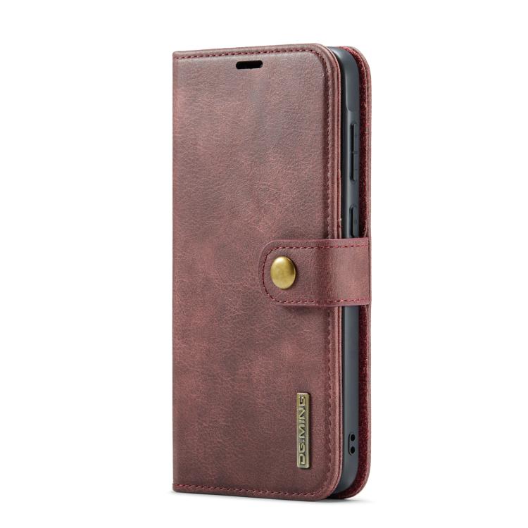 For Samsung Galaxy A56 5G DG.MING Crazy Horse Texture Detachable Magnetic Leather Case(Red) - Galaxy Phone Cases by DG.MING | Online Shopping UK | buy2fix