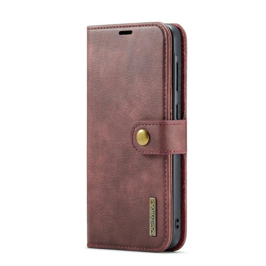 For Samsung Galaxy A56 5G DG.MING Crazy Horse Texture Detachable Magnetic Leather Case(Red) - Galaxy Phone Cases by DG.MING | Online Shopping UK | buy2fix