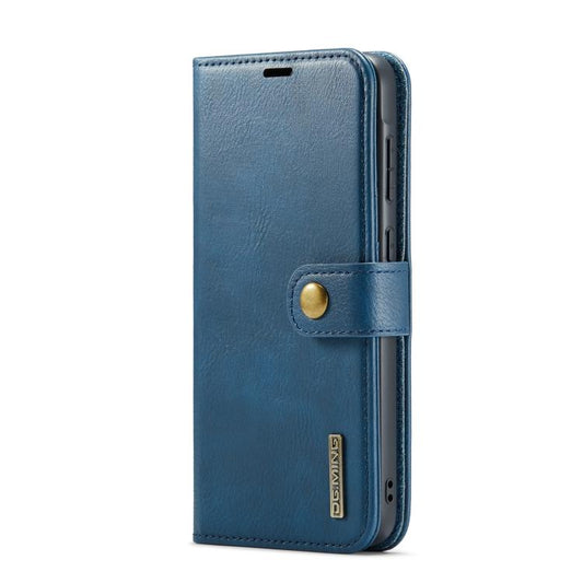 For Samsung Galaxy A56 5G DG.MING Crazy Horse Texture Detachable Magnetic Leather Case(Blue) - Galaxy Phone Cases by DG.MING | Online Shopping UK | buy2fix