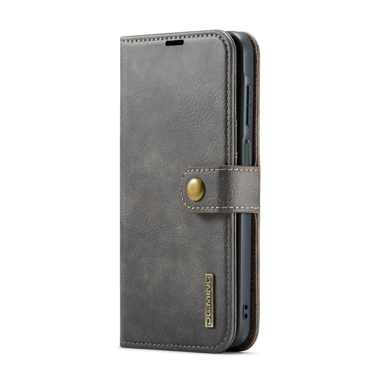 For Samsung Galaxy A26 5G DG.MING Crazy Horse Texture Detachable Magnetic Leather Case(Grey) - Galaxy Phone Cases by DG.MING | Online Shopping UK | buy2fix
