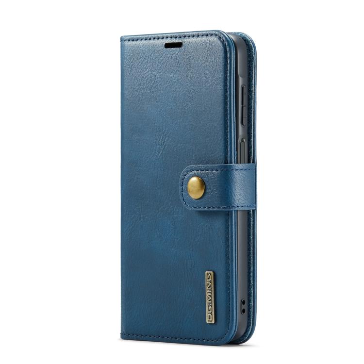 For Samsung Galaxy A26 5G DG.MING Crazy Horse Texture Detachable Magnetic Leather Case(Blue) - Galaxy Phone Cases by DG.MING | Online Shopping UK | buy2fix