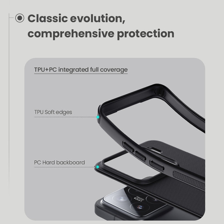 For Xiaomi 15 NILLKIN Frosted Shield Pro PC + TPU Phone Case(Black) by NILLKIN