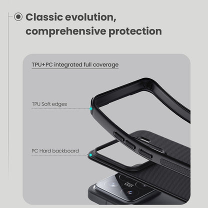 For Xiaomi 15 NILLKIN Frosted Shield Pro PC + TPU Phone Case(Black) by NILLKIN