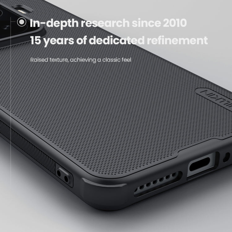 For Xiaomi 15 Pro NILLKIN Frosted Shield Pro PC + TPU Phone Case(Blue) by NILLKIN