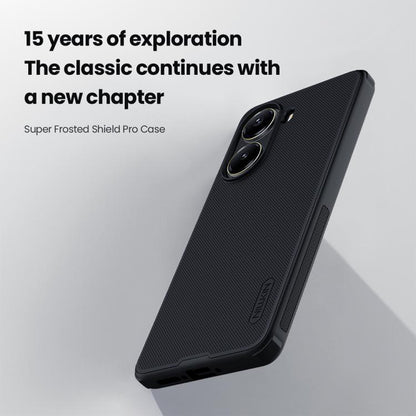For Xiaomi Poco X7 Pro NILLKIN Frosted Shield Pro PC + TPU Phone Case(Black) - Xiaomi Cases by NILLKIN | Online Shopping UK | buy2fix