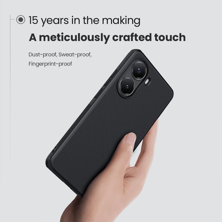 For Xiaomi Poco X7 Pro NILLKIN Frosted Shield Pro PC + TPU Phone Case(Black) - Xiaomi Cases by NILLKIN | Online Shopping UK | buy2fix