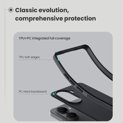 For Xiaomi Poco X7 Pro NILLKIN Frosted Shield Pro PC + TPU Phone Case(Black) - Xiaomi Cases by NILLKIN | Online Shopping UK | buy2fix