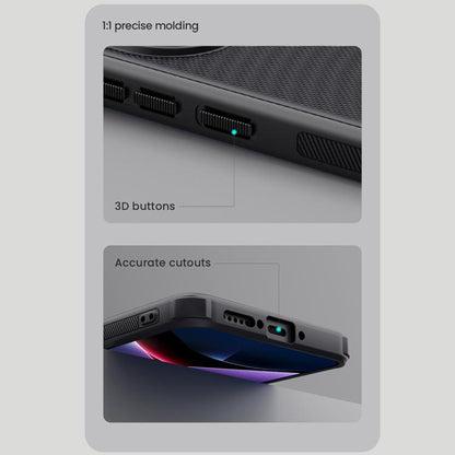 For Xiaomi Poco X7 Pro NILLKIN Frosted Shield Pro PC + TPU Phone Case(Black) - Xiaomi Cases by NILLKIN | Online Shopping UK | buy2fix
