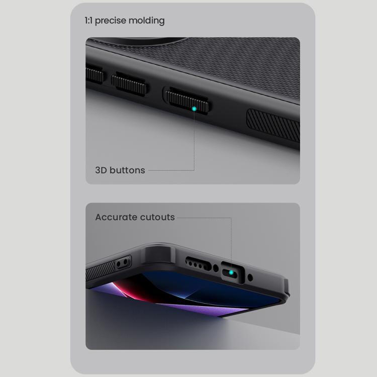 For Xiaomi Poco X7 Pro NILLKIN Frosted Shield Pro Magnetic Phone Case(Black) - Xiaomi Cases by NILLKIN | Online Shopping UK | buy2fix