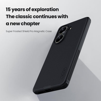 For Xiaomi Poco X7 Pro NILLKIN Frosted Shield Pro Magnetic Phone Case(Black) - Xiaomi Cases by NILLKIN | Online Shopping UK | buy2fix