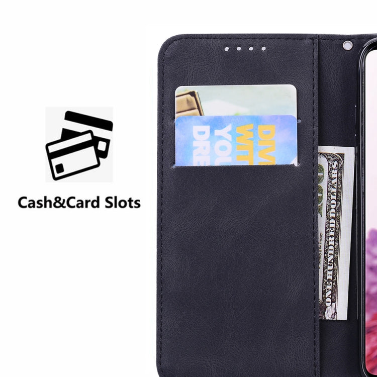 For Samsung Galaxy S25+ 5G Retro Skin Feel Butterflies Embossing Horizontal Flip Leather Phone Case(Black) by buy2fix