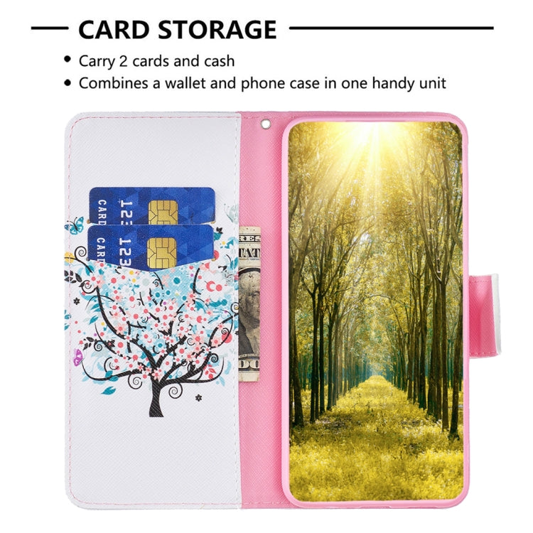 For Samsung Galaxy S25 Ultra 5G Colored Drawing Pattern Leather Phone Case(Tree) - Galaxy S25 Ultra 5G Cases by buy2fix | Online Shopping UK | buy2fix