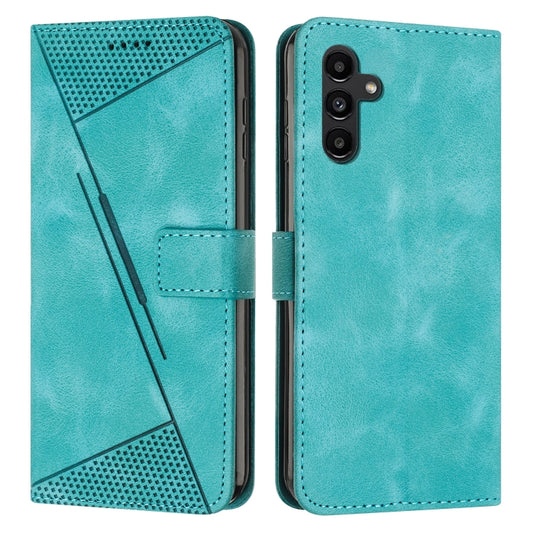 For Samsung Galaxy S25+ / S24+ 5G 5G Dream Triangle Leather Phone Case with Lanyard(Green) by buy2fix