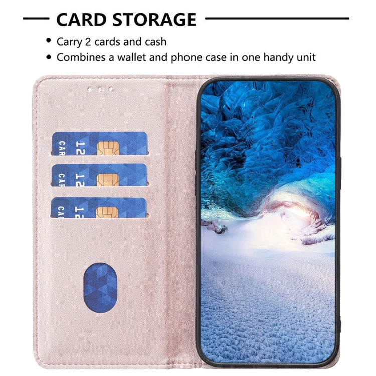 For Samsung Galaxy S25 Ultra 5G Magnetic Leather Phone Case(Gold) by buy2fix