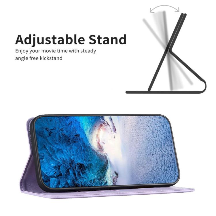 For Samsung Galaxy S25 Ultra 5G Magnetic Leather Phone Case(Purple) by buy2fix