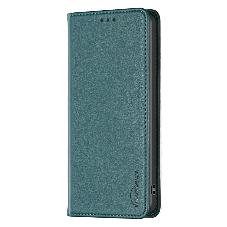 For Samsung Galaxy S25 Ultra 5G Magnetic Leather Phone Case(Green) - Galaxy S25 Ultra 5G Cases by buy2fix | Online Shopping UK | buy2fix