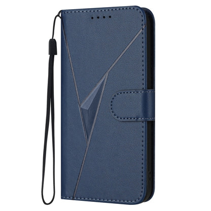 For Tecno Spark Go 2024 Triangle Pattern Buckle Clasp Leather Phone Case(Royal Blue) by buy2fix