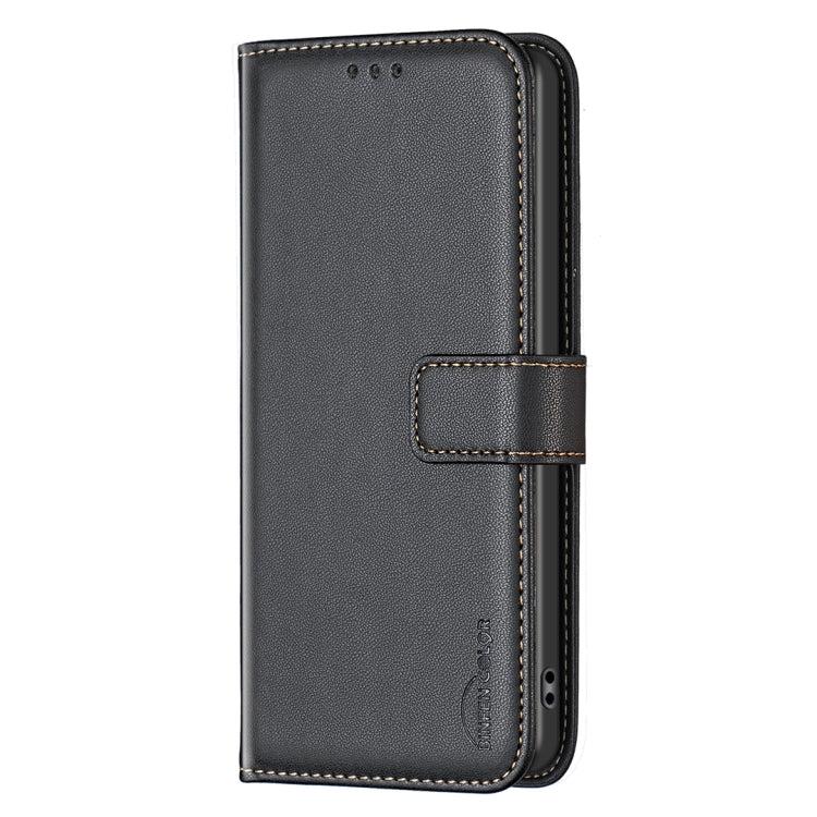 For Samsung Galaxy S25 Ultra 5G Magnetic Buckle Leather Phone Case(Black) by buy2fix