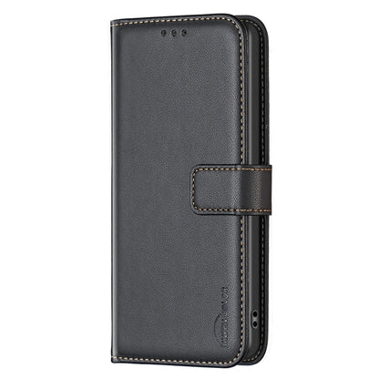For Samsung Galaxy S25 Ultra 5G Magnetic Buckle Leather Phone Case(Black) by buy2fix