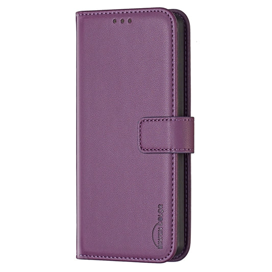 For Samsung Galaxy S25 Ultra 5G Magnetic Buckle Leather Phone Case(Dark Purple) by buy2fix