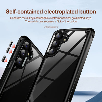 For Samsung Galaxy S25+ 5G TPU + PC Lens Protection Phone Case(Black) by buy2fix