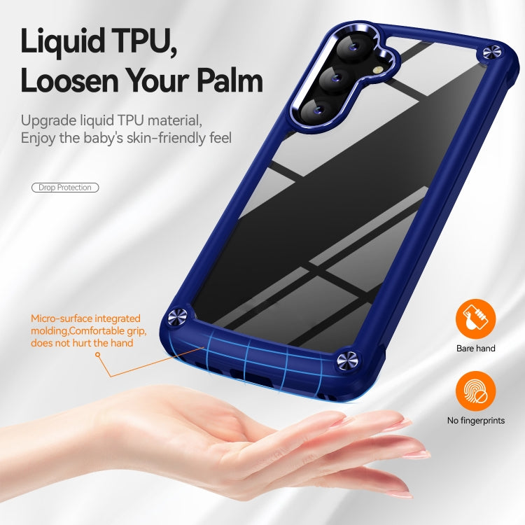 For Samsung Galaxy S25+ 5G TPU + PC Lens Protection Phone Case(Blue) - Galaxy S25+ 5G Cases by buy2fix | Online Shopping UK | buy2fix