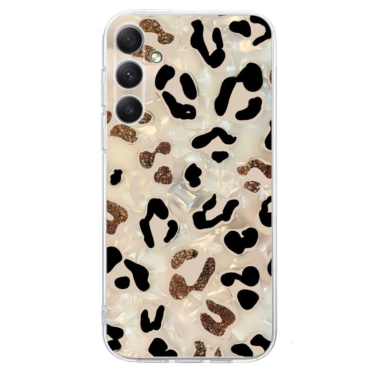 For Samsung Galaxy S25 5G Colorful Painting Pattern TPU Phone Case(Leopard) - Galaxy S25 5G Cases by buy2fix | Online Shopping UK | buy2fix