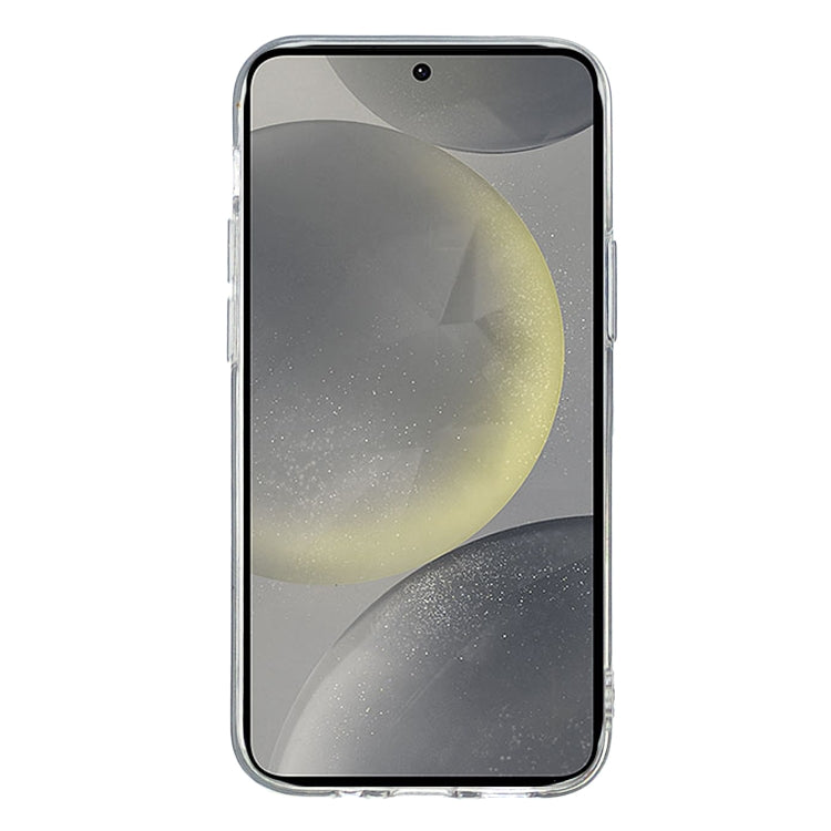 For Samsung Galaxy S25 5G Colorful Painting Pattern TPU Phone Case(White Wolf) by buy2fix