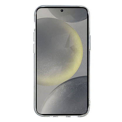 For Samsung Galaxy S25 5G Colorful Painting Pattern TPU Phone Case(White Wolf) by buy2fix