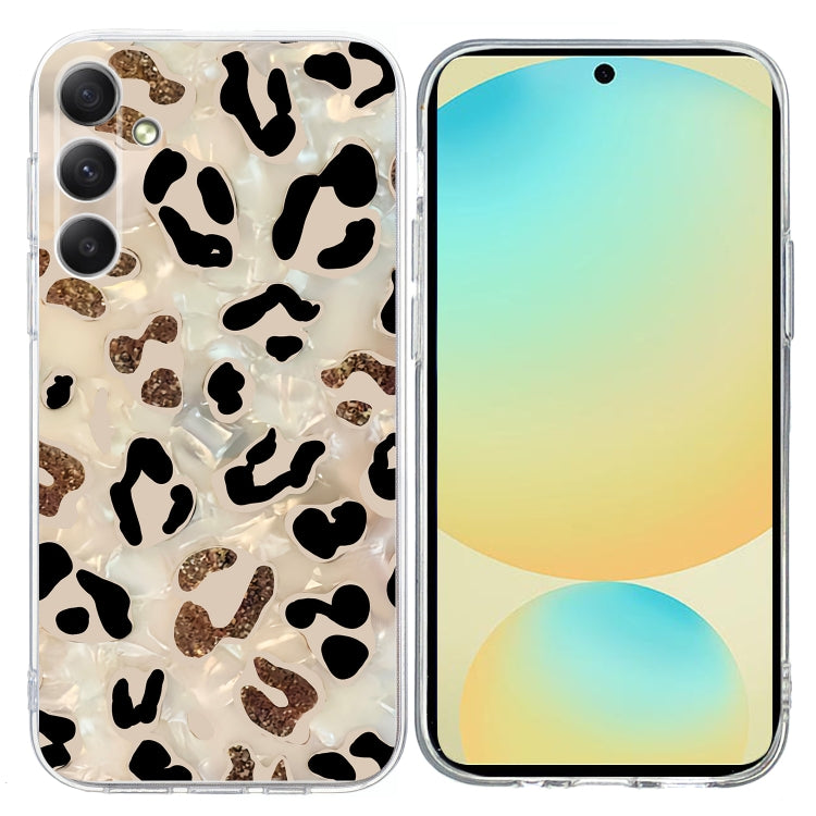 For Samsung Galaxy S25 FE 5G Colorful Painting Pattern TPU Phone Case(Leopard) - Galaxy Phone Cases by buy2fix | Online Shopping UK | buy2fix