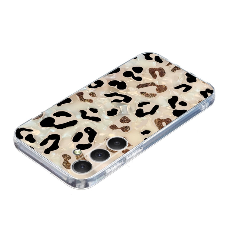 For Samsung Galaxy S25 FE 5G Colorful Painting Pattern TPU Phone Case(Leopard) - Galaxy Phone Cases by buy2fix | Online Shopping UK | buy2fix