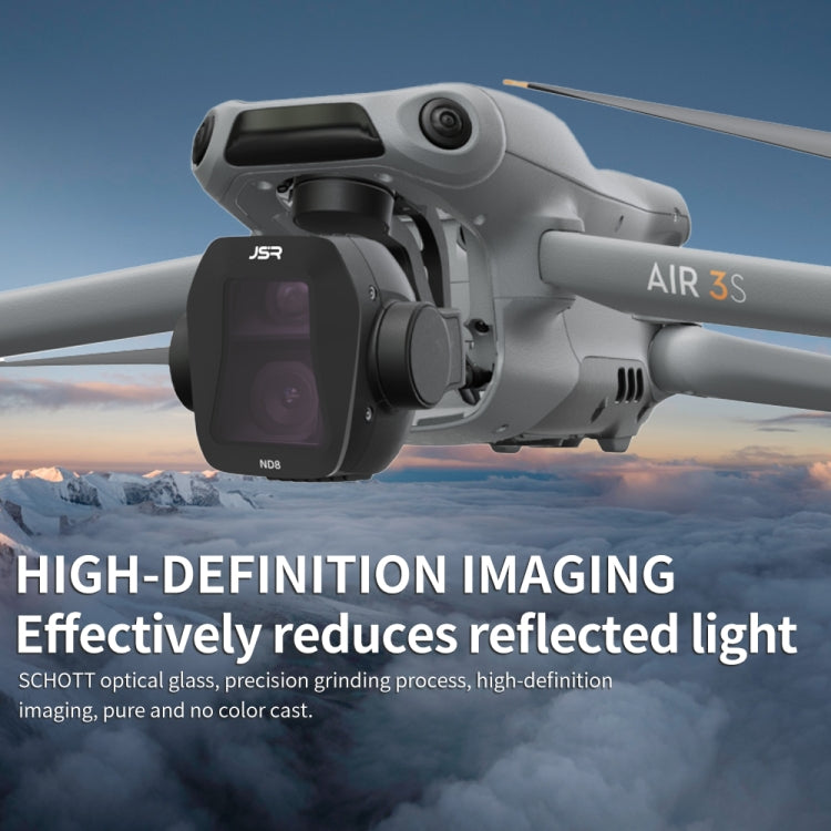 For DJI Air 3S JSR CB Series Drone Lens Filter, Filter:ND8PL by JSR